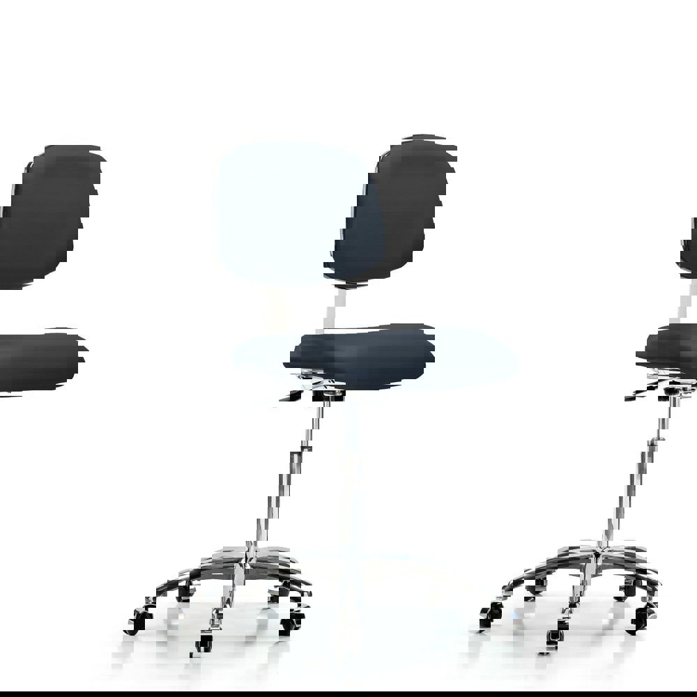 Task Chair: Vinyl, Imperial Blue